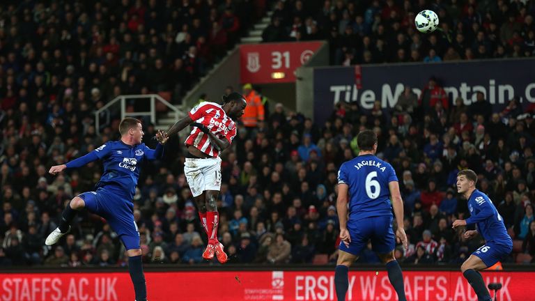 Moses rose highest to open the scoring at the Britannia.