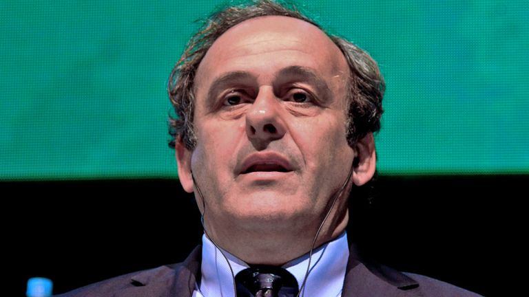 UEFA president Michel Platini.