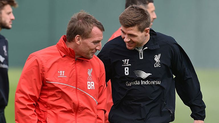 Brendan Rodgers coached Gerrard at Liverpool