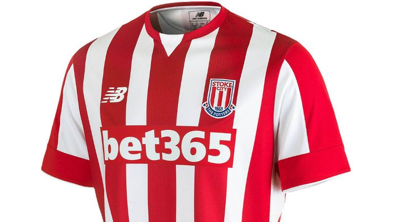 New Balance now front the Stoke strip and have delivered a reasonably traditional red and white shirt