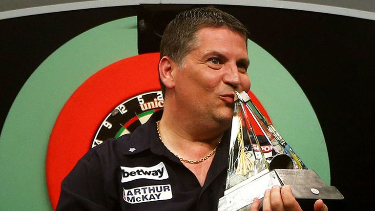 Gary Anderson starts the defence of his title next week