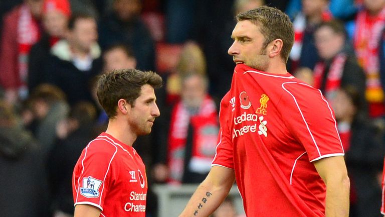 Rickie Lambert (right) was signed to give Liverpool an extra option, not as a key striker, Rodgers revealed