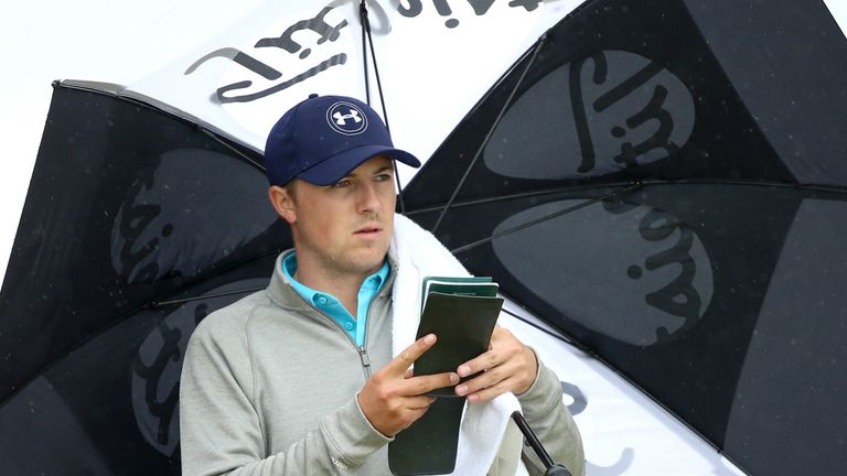 Spieth battled the elements at the Old Course and came up one short of a place in a play-off