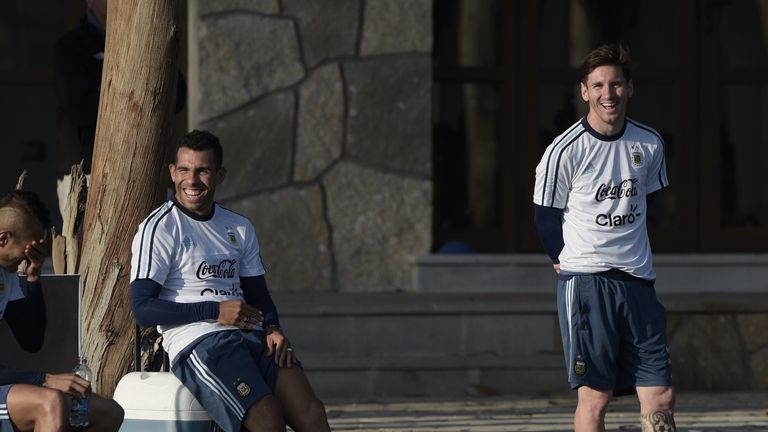 Although the comparison with Lionel Messi is obvious, Sky in Italy's Augusto De Bartolo says Dybala is more like Carlos Tevez (left)