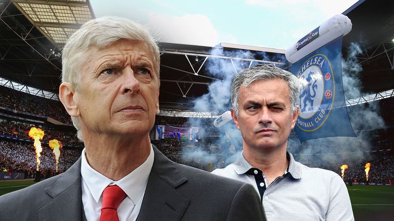 Arsene Wenger faces old foe Jose Mourinho in Sunday's Community Shield