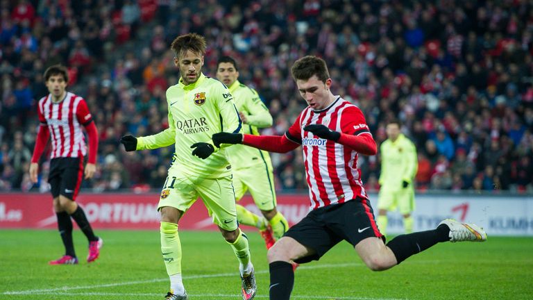 Athletic Bilbao centre back Aymeric Laporte had an impressive 2014/15 campaign 