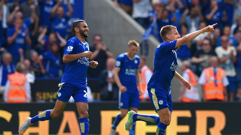 Albrighton scored on the opening day of the season against Sunderland