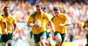 Australia cruise past Uruguay