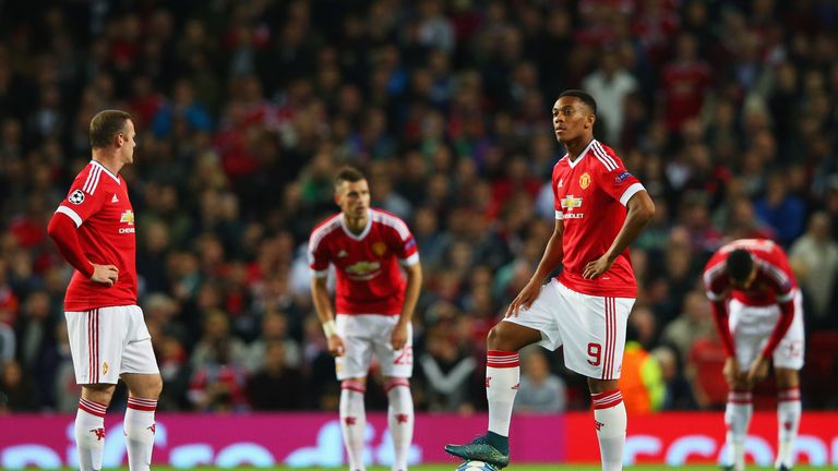 Wayne Rooney and Anthony Martial have been off form recently