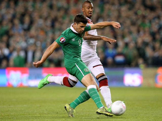  Shane Long scores the winning goal v Germany