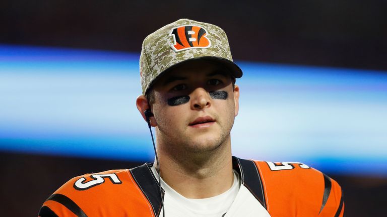 Bengals back-up QB AJ McCarron was a target for the Browns
