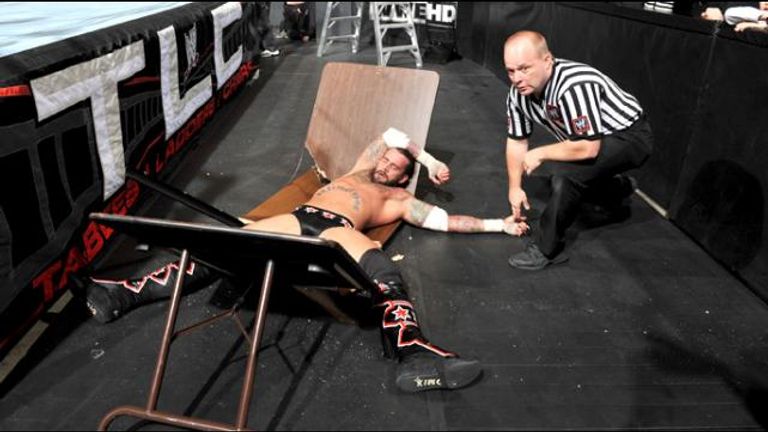 Don't let this picture fool you - Punk was a master in TLC tussles