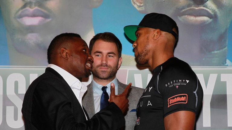 Dillian Whyte and Joshua go head-to-head