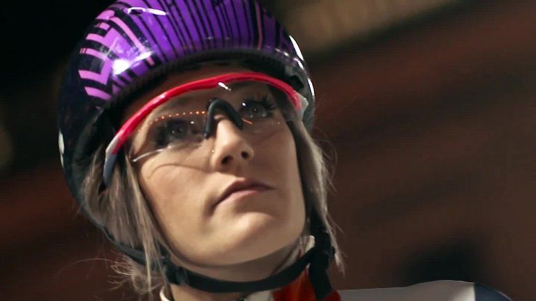 Speed skater Elise Christie won a silver medal in December