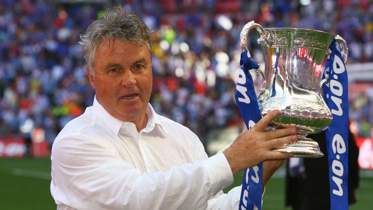 Guus Hiddink won the FA Cup during his first spell at Chelsea