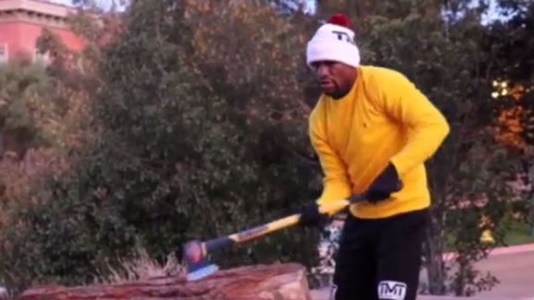 Floyd Mayweather followed the Rocky route in his training ahead of Manny Pacquiao bout (courtesy of: floydmayweather instagram)