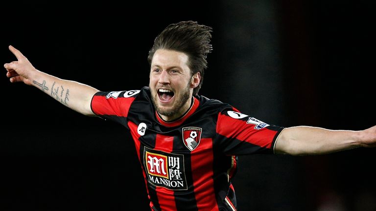 Harry Arter scored his first-ever Premier League goal