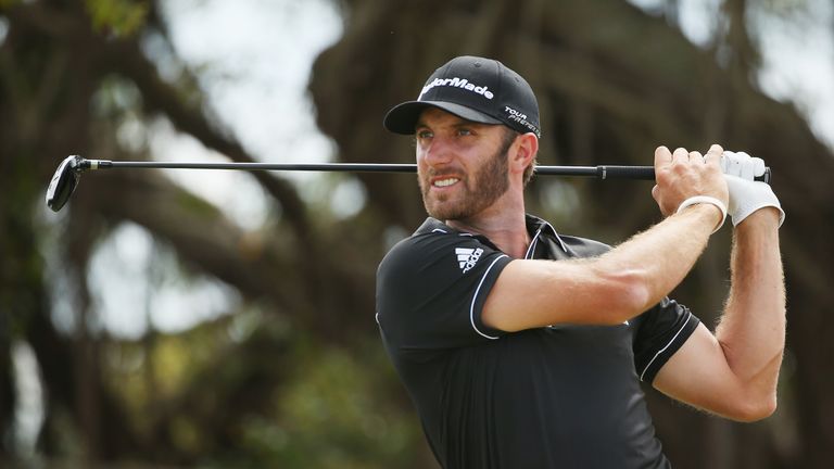 Dustin Johnson is one off the lead after round one