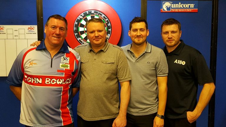 John Bowles, Andy Parson, Ricky Williams and Simon Stevenson earned places on PDC circuit