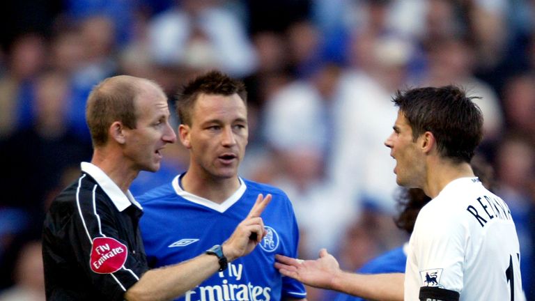 Redknapp (R) and Terry during the Sky Sports expert's time as Tottenham captain