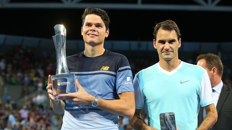Raonic claimed the title after a straight sets win over Roger Federer