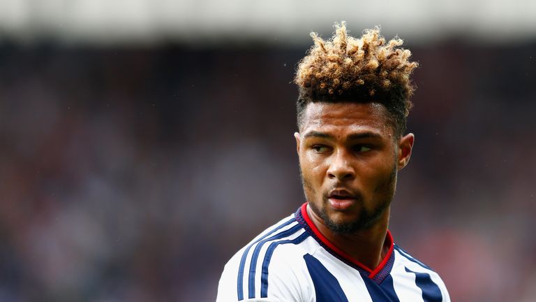 Serge Gnabry made just one substitute appearance for West Brom in the Premier League this season