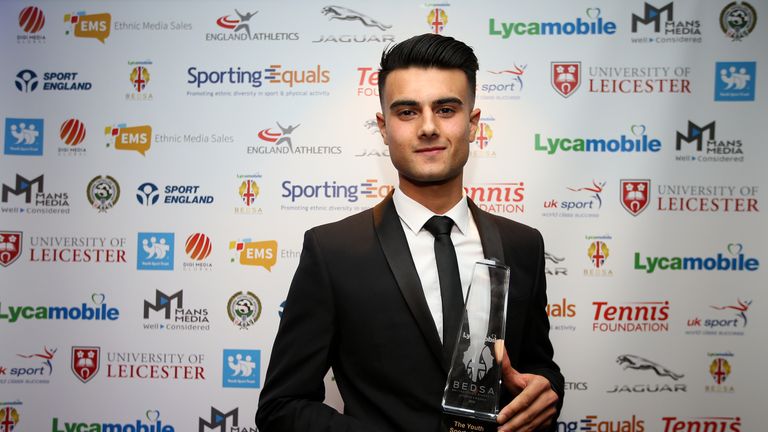 Suliman was recognised at the 2016 British Ethnic Diversity Sports Awards