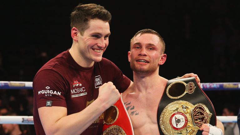 McGuigan also shared a number of memorable victories with Carl Frampton before their split this year