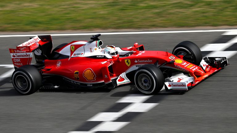 Vettel was half a second clear at the top of the timesheets