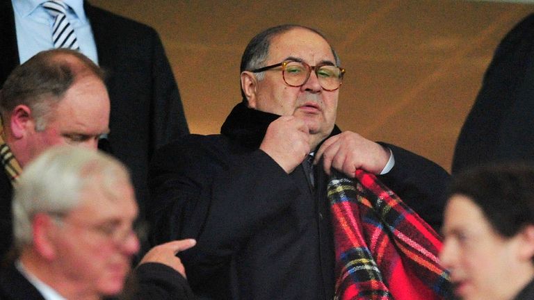 Usmanov recently increased his stake in the club to around 30 per cent