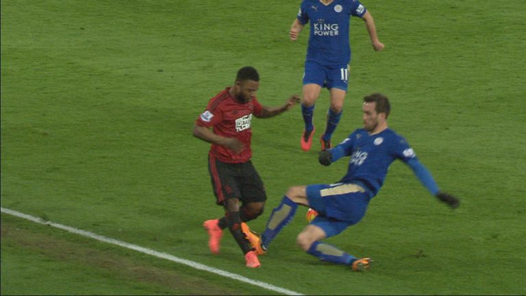 Fuchs appeared to plant his foot on Sessegnon's ankle