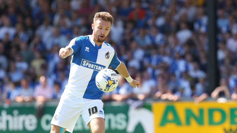 Matt Taylor has been in the goals for Bristol Rovers
