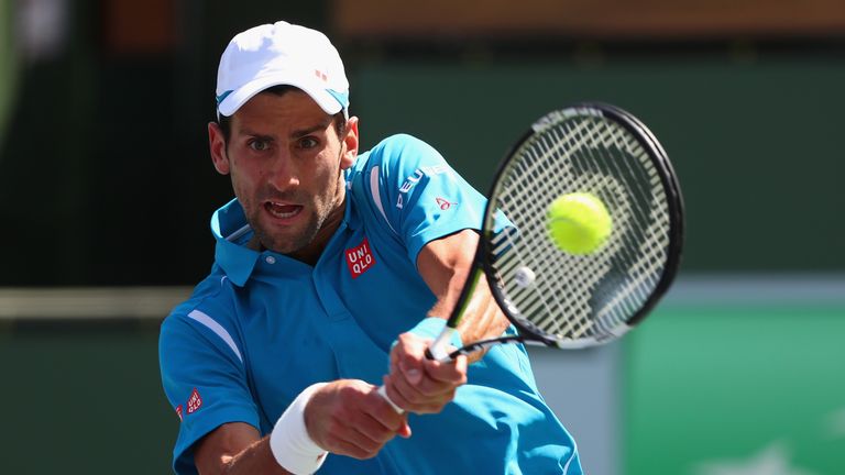 Novak Djokovic begins his title defence against Britain's Kyle Edmund