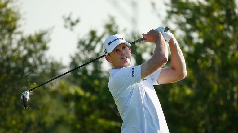 Brendan Steele managed eight birdies in his first 13 holes in San Antonio