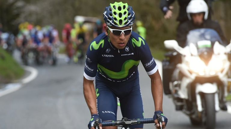 Nairo Quintana took the race lead on stage two