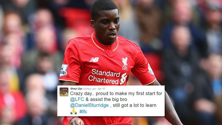 Ojo tweeted after his Premier League debut