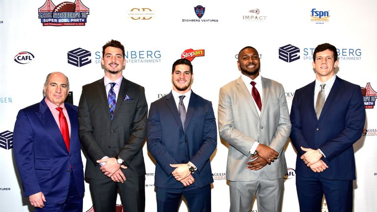 Dan Vitale (middle) impressed at the scouting combine but believes he has more to show