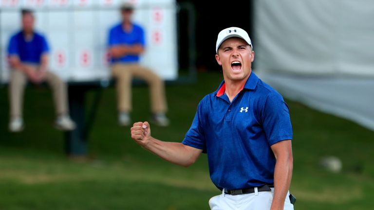 Jordan Spieth enjoying another good day in Texas