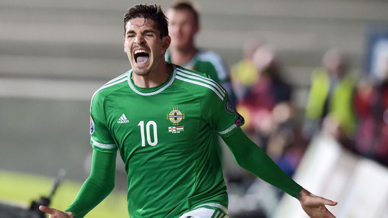 Kyle Lafferty scored seven goals in qualifying for Northern Ireland