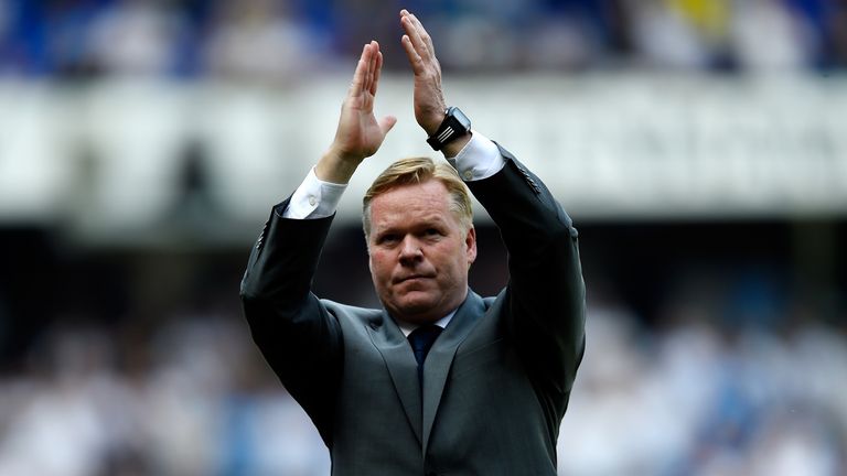 Ronald Koeman has spoken to Everton's majority shareholder Farhad Moshiri over the vacant manager's job at Goodison Park