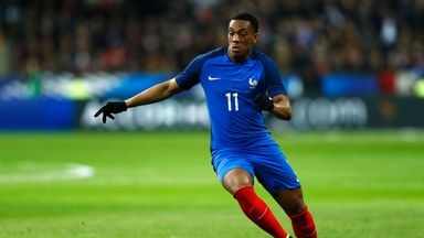 Anthony Martial made his debut for France only last August