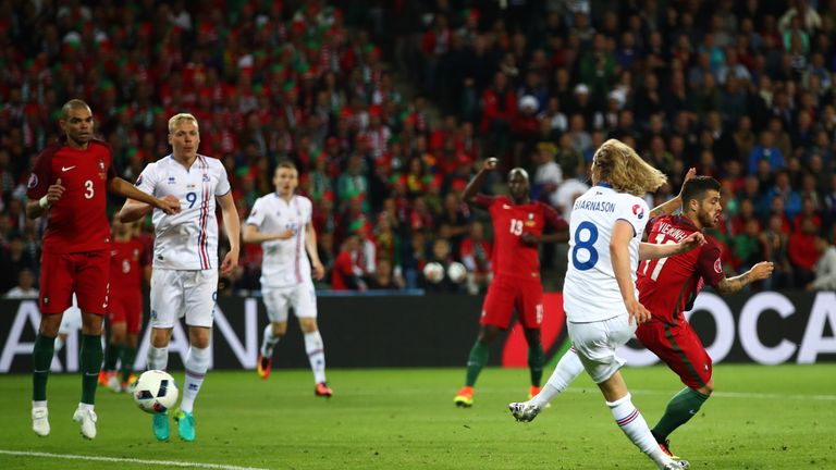 Bjarnason scored from a Johann Gudmundsson cross