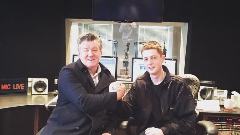 Sky Sports' Geoff Shreeves offered his voice-over services to director Rhys Chapman