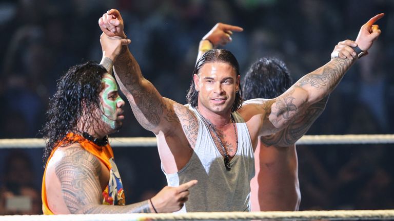 Wiese helped the Usos claim victory over Goldust and Stardust at a WWE event in Germany in 2014