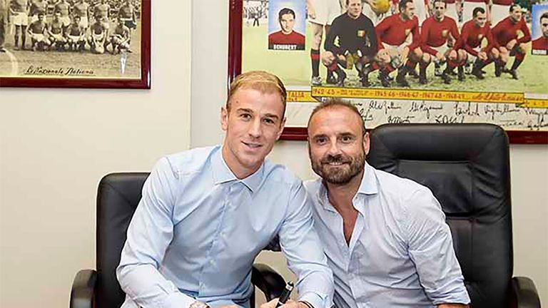 Hart will spend the rest of the season at Torino (picture courtesy of Torino FC)