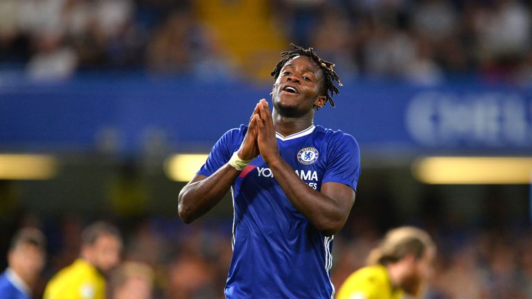 Michy Batshuayi was bought for &#163;33m last summer, but has failed to earn a starting role at Chelsea