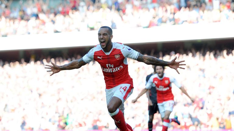 Theo Walcott had given Arsenal the lead