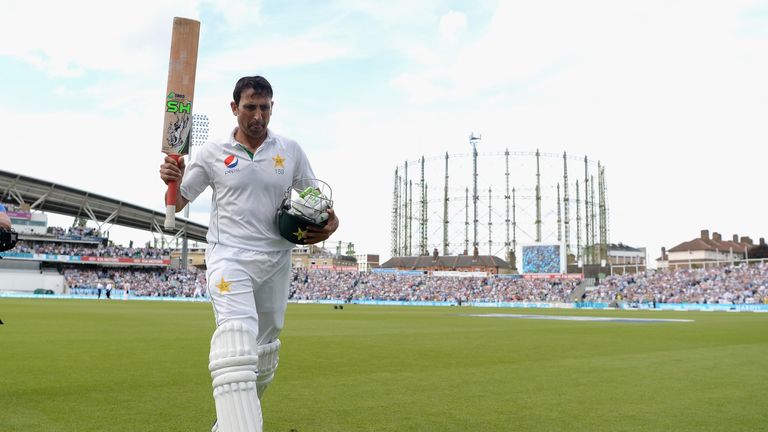 Younis Khan was in majestic form as he hit 218 at the Oval