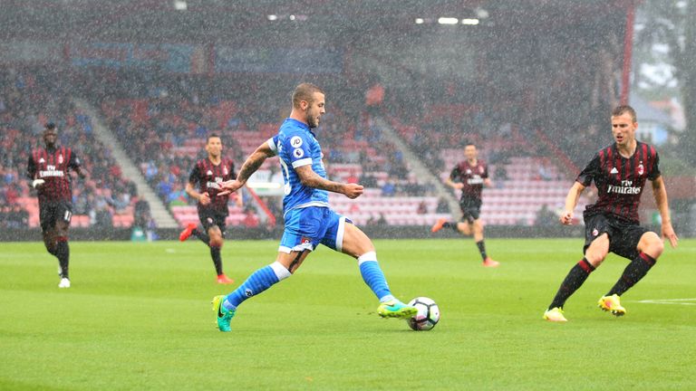 The midfielder was handed his first start since joining Bournemouth on a season-long loan