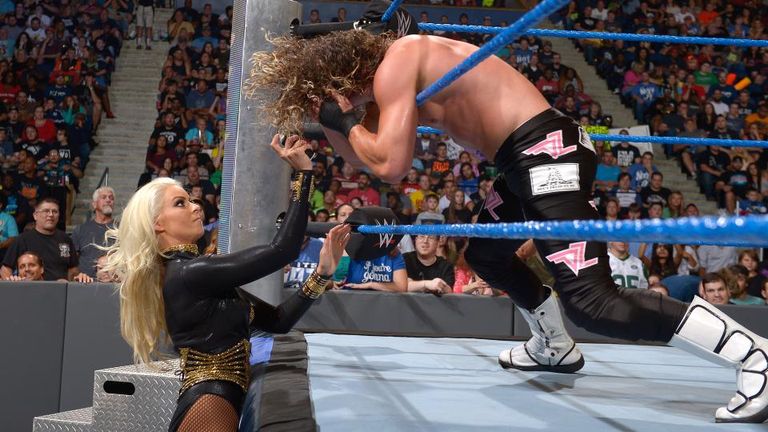 Ziggler was scuppered by an interfering Maryse